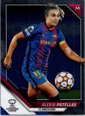 Alexia Putellas #19 Soccer Cards 2021 Topps Chrome UEFA Women’s Champions League