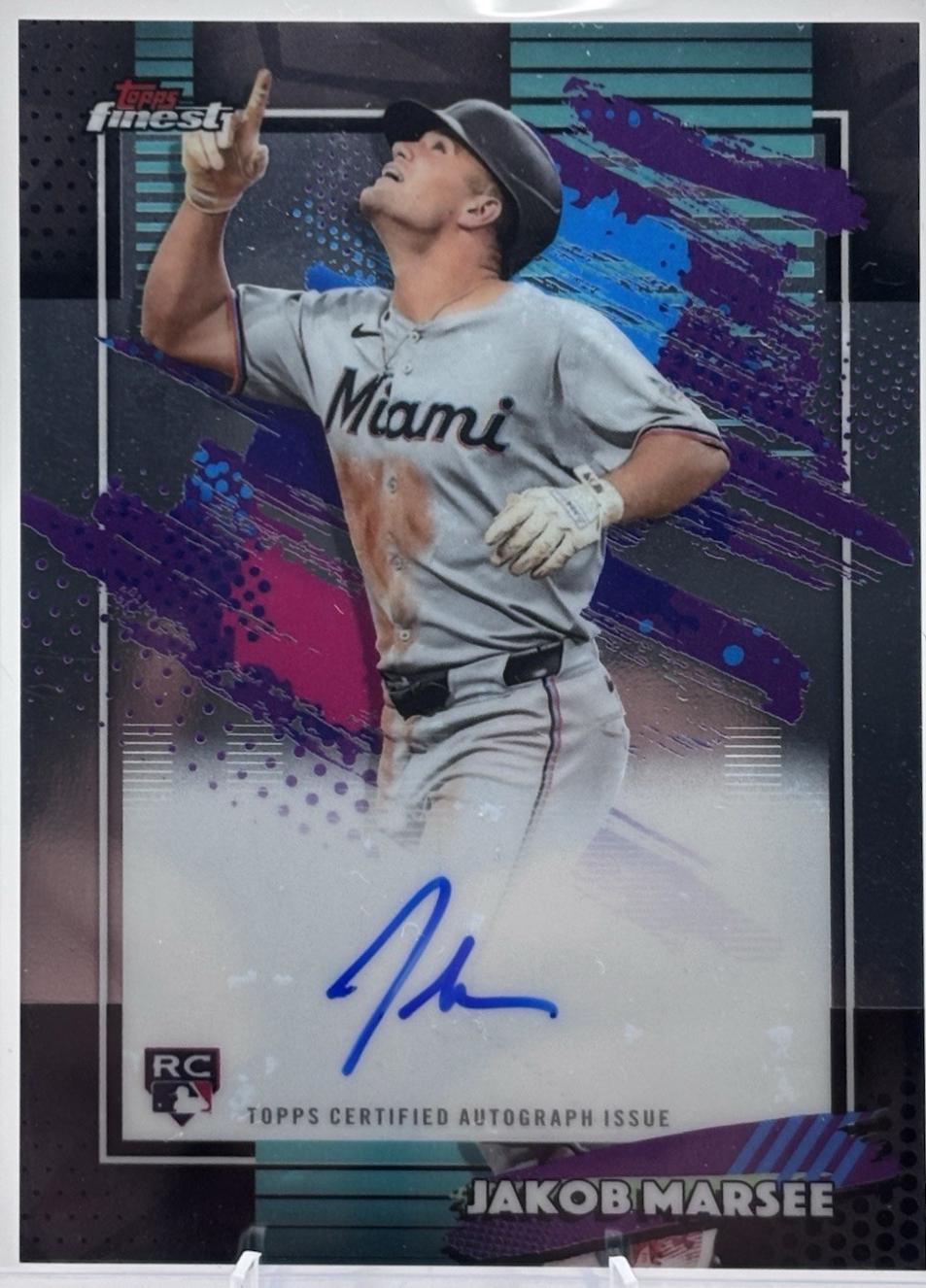 Jakob Marsee #FA-JM 2026 Topps Finest Autograph Baseball