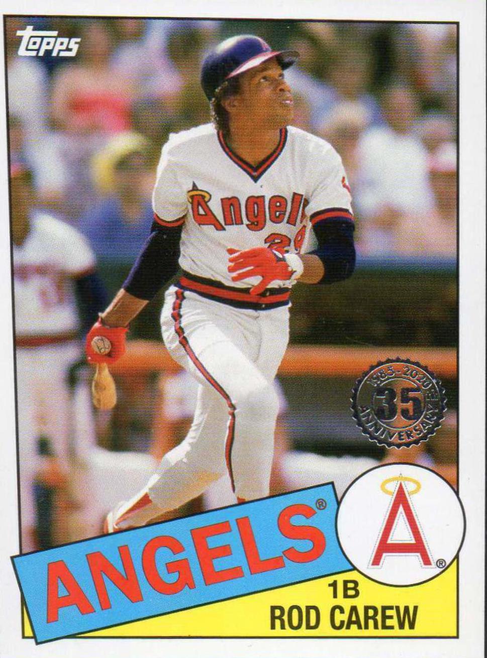 Rod Carew #85-23 2020 Topps 1985 35th Anniversary Baseball