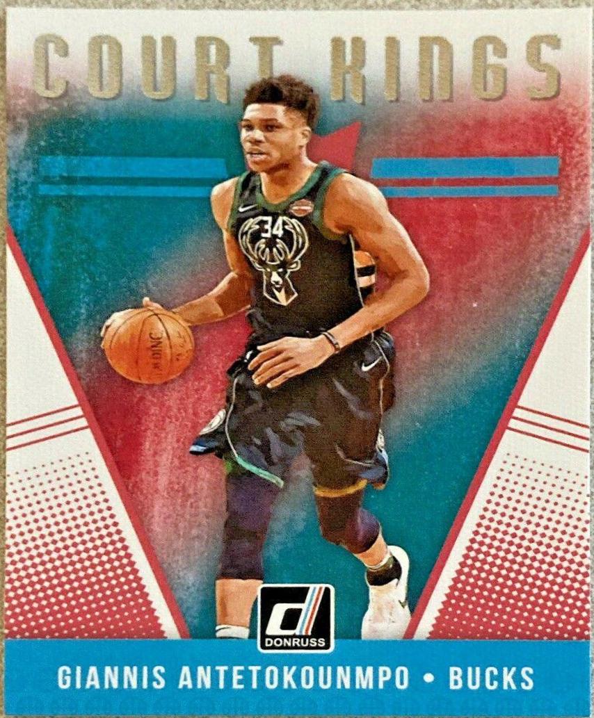 Giannis Antetokounmpo #20 2018 Panini Donruss Court Kings Basketball