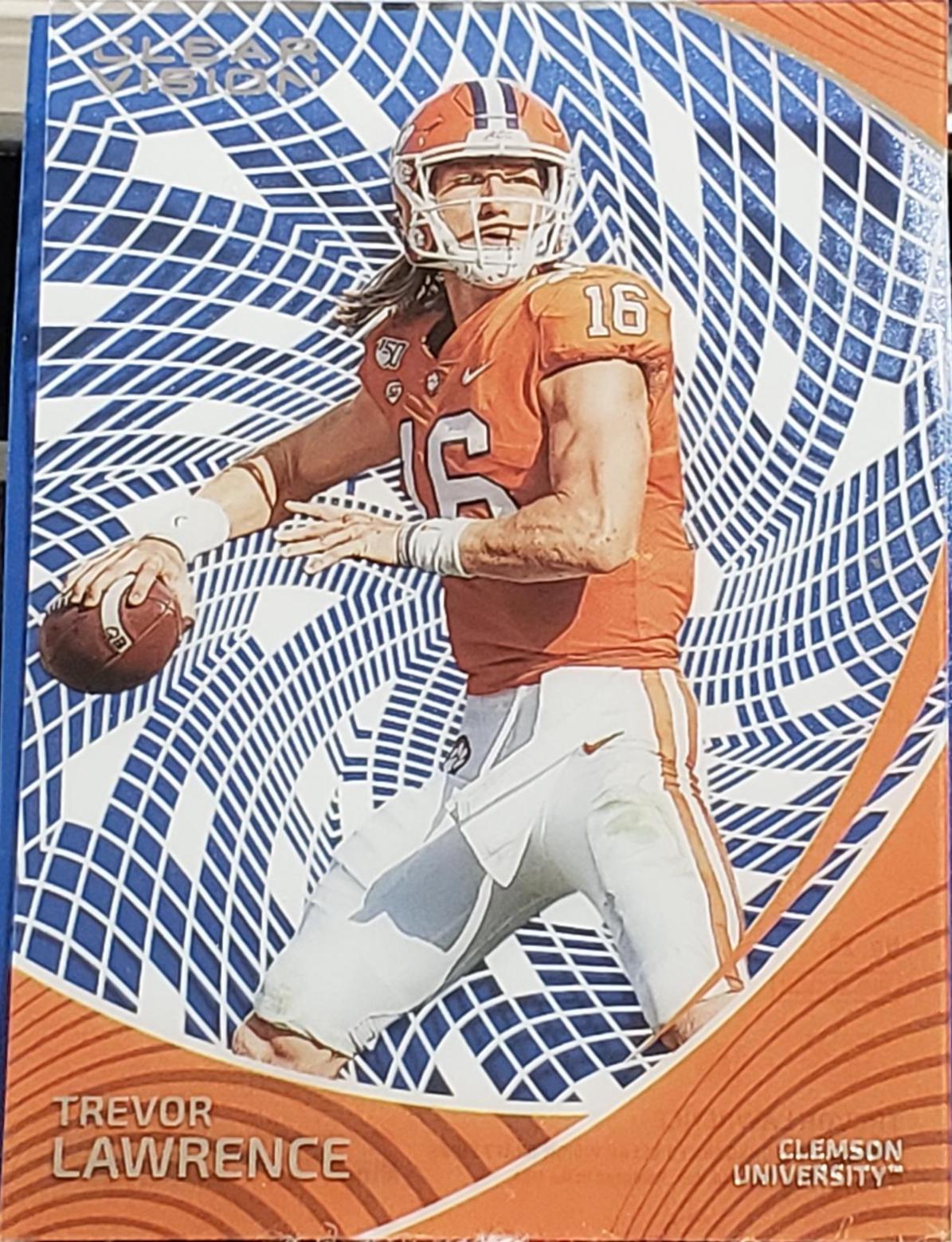 Trevor Lawrence #23 2023 Panini Chronicles Draft Picks Clear Vision Football