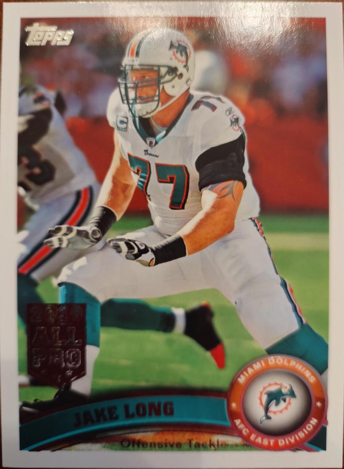 Jake Long #24 2011 Topps Football
