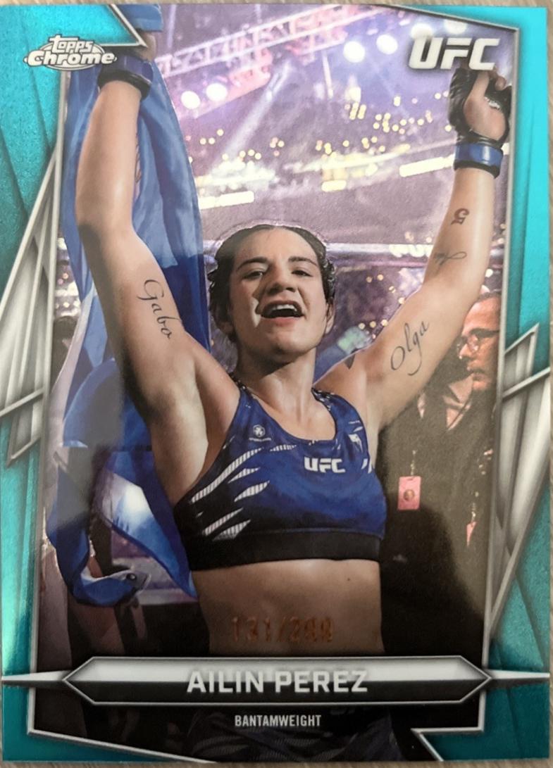 Ailin Perez [Teal Refractor] #34