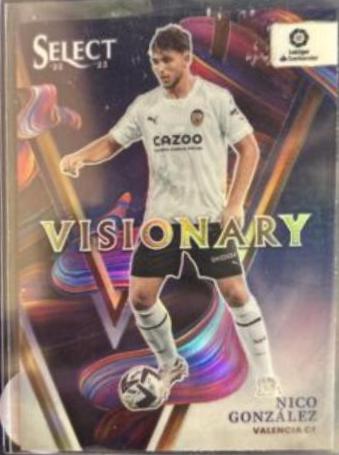 Nico Gonzalez #22 Soccer Cards 2022 Panini Select La Liga Visionary