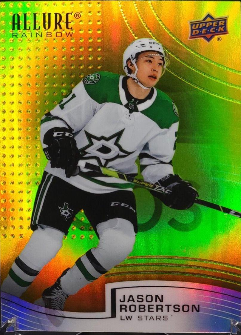Jason Robertson #R-60 2021 Upper Deck Allure Rainbow Hockey
