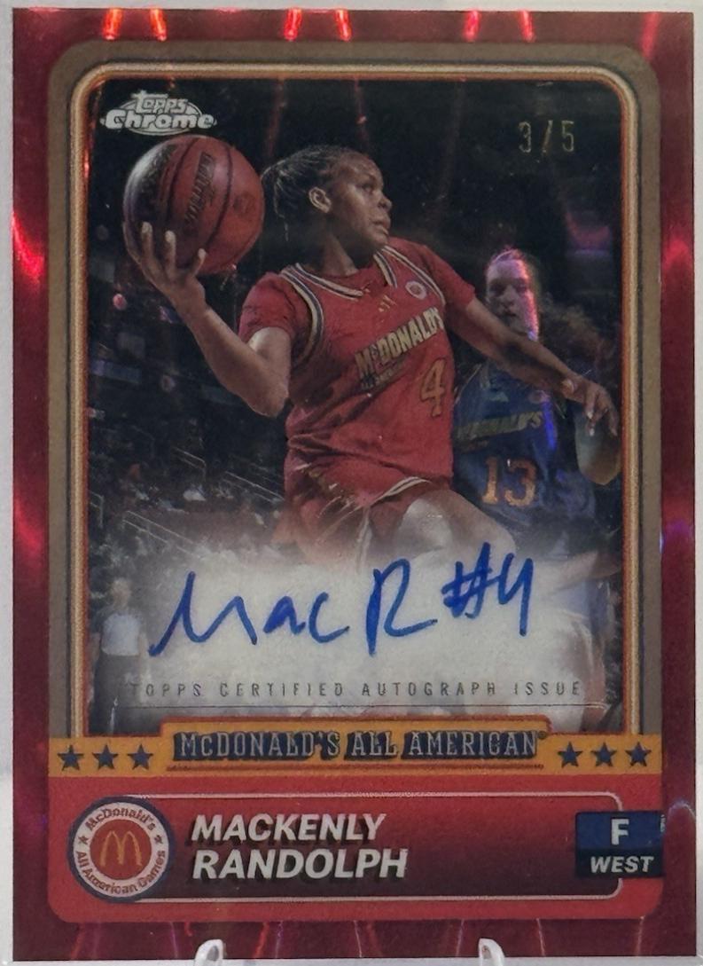 Mackenly Randolph [Red Autograph Refractor] #21