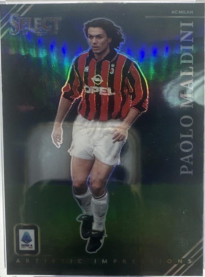 Paolo Maldini #19 2024 Panini Select Serie A Artistic Impressions
