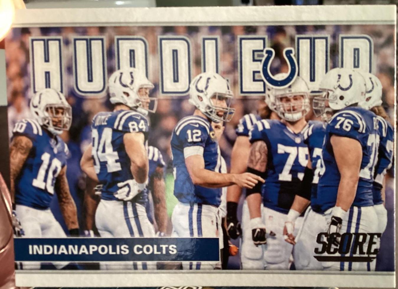 Indianapolis Colts #2 Football Cards 2017 Panini Score Huddle Up