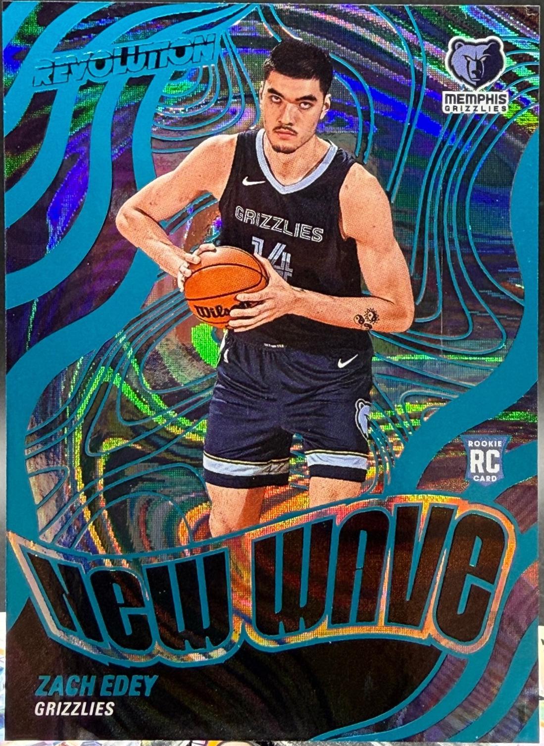Zach Edey [Teal Swirl] #10