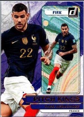 Theo Hernandez #10 Soccer Cards 2022 Panini Donruss Pitch Kings