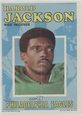 Harold Jackson #3 Football Cards 1971 Topps Pin Ups