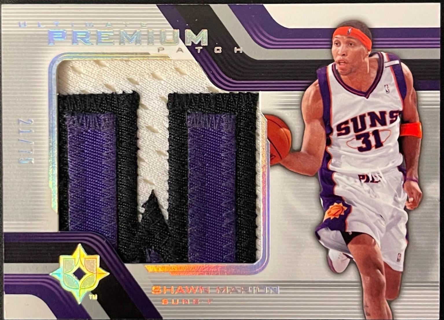 Shawn Marion #UPP-SH 2004 Upper Deck Ultimate Collection Premium Patch Basketball