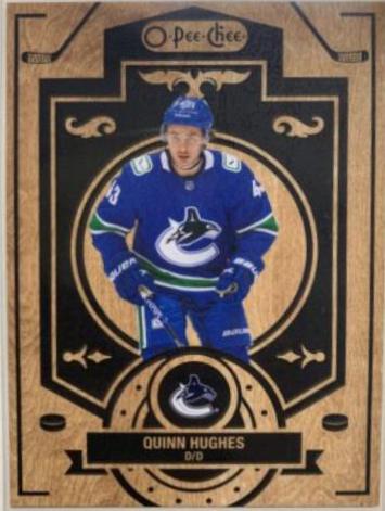 Quinn Hughes #W-QH Hockey Cards 2022 O Pee Chee Woodies