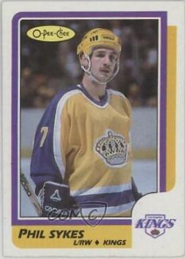 Phil Sykes #216 Hockey Cards 1986 O-Pee-Chee