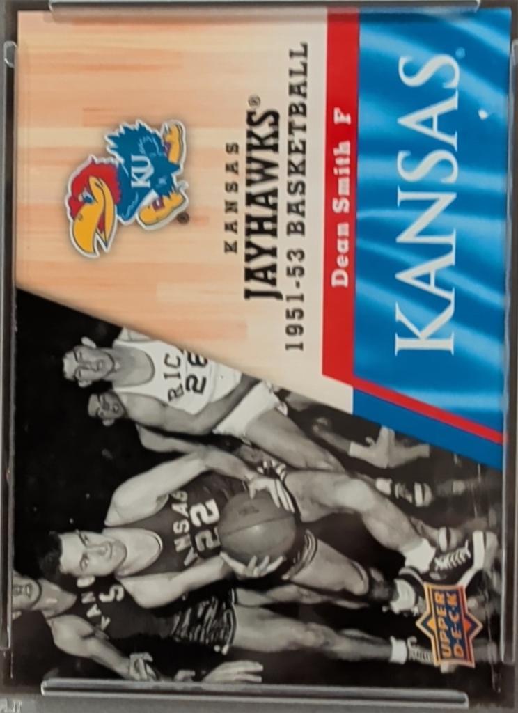 Dean Smith #15 2013 Upper Deck University Of Kansas Basketball