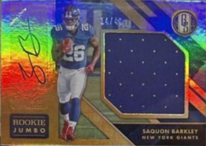 Saquon Barkley [Jersey Autograph Jumbo] #303