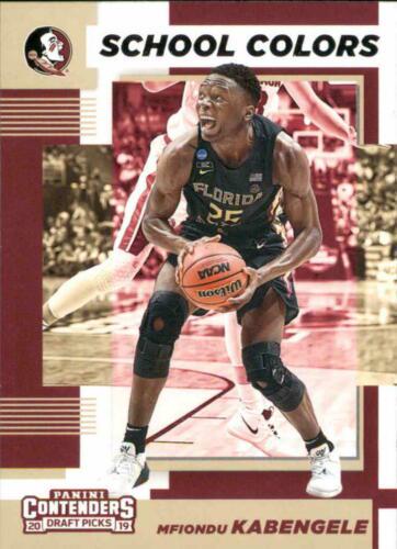Mfiondu Kabengele #5 Basketball Cards 2019 Panini Contenders Draft Picks School Colors
