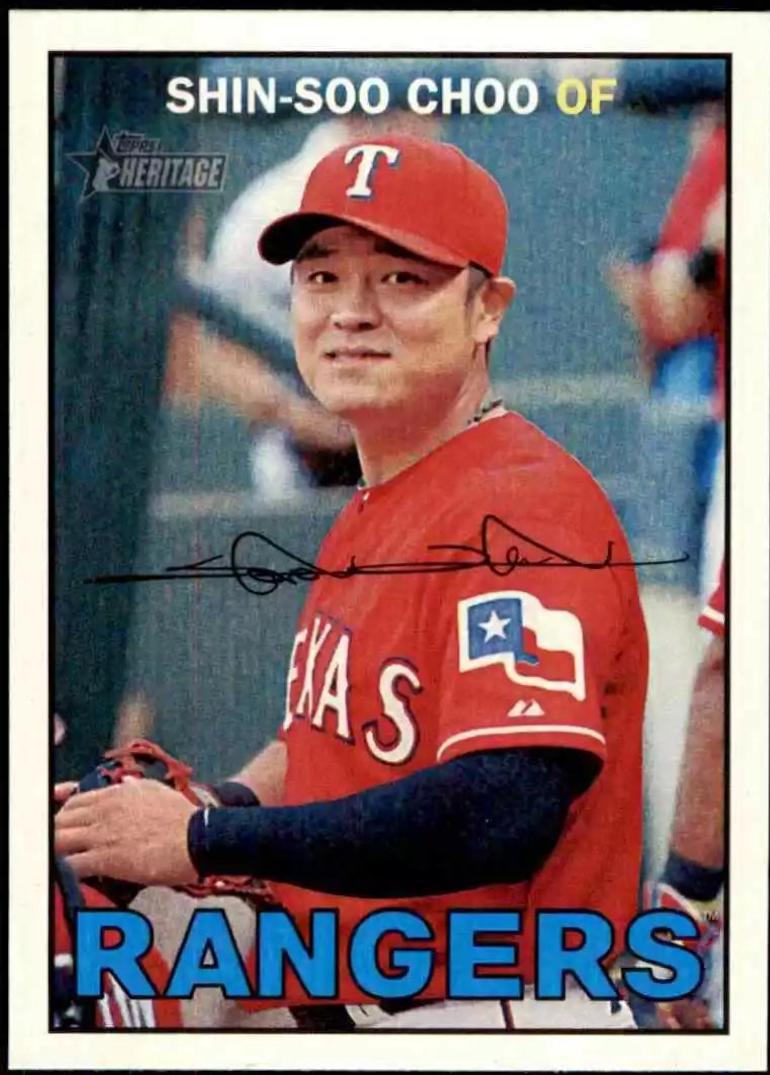 Shin Soo Choo #8 Baseball Cards 2016 Topps Heritage