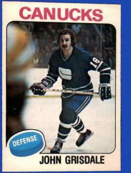 John Grisdale #339 Hockey Cards 1975 O-Pee-Chee