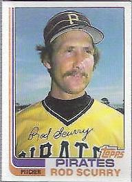 1982 Topps Rod Scurry #207 card