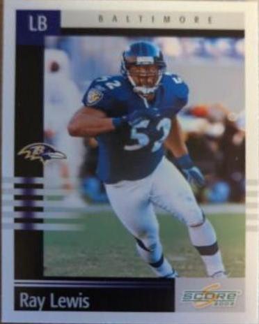 Ray Lewis #5 Football Cards 2003 Panini Score