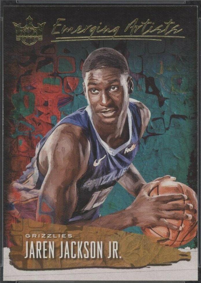 Jaren Jackson Jr. #8 Basketball Cards 2018 Panini Court Kings Emerging Artists