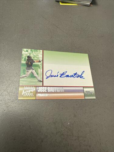 Jose Bautista #TA-JB Baseball Cards 2006 Topps Certified Autograph