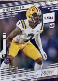 Derek Stingley Jr. #3 Football Cards 2022 Panini Chronicles Draft Picks Prestige