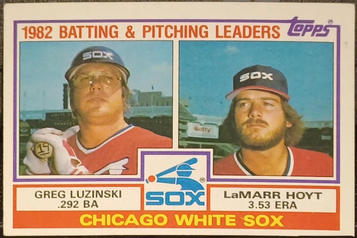 White Sox 1982 Batting/Pitching Leaders #591 Baseball Cards 1983 Topps