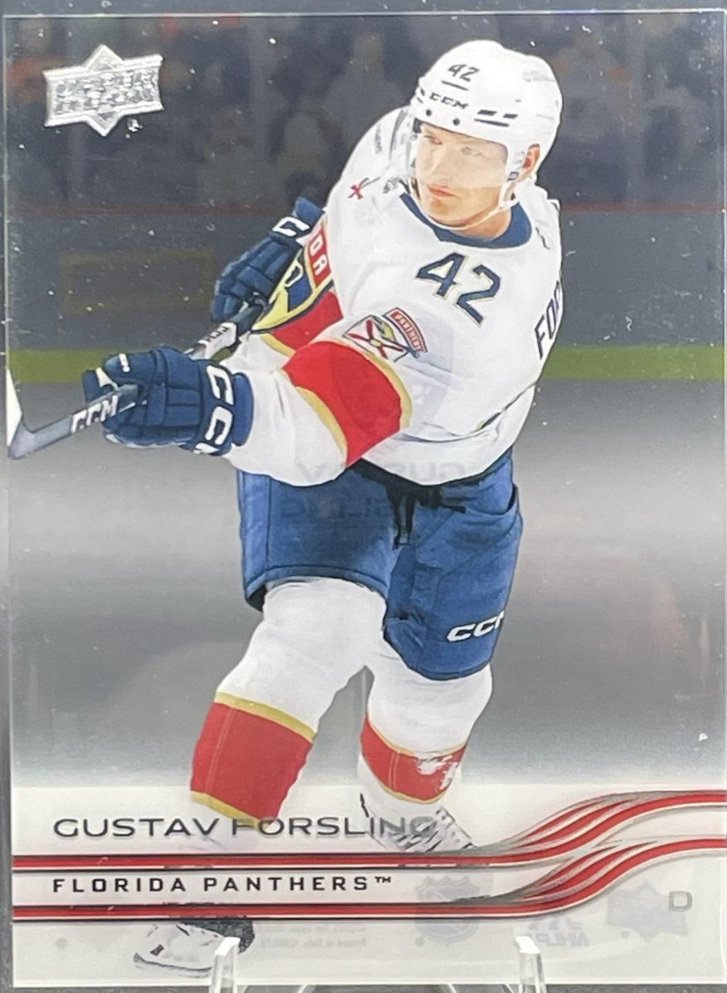 Gustav Forsling [Clear Cut] #71 Prices | 2025 Upper Deck | Hockey Cards