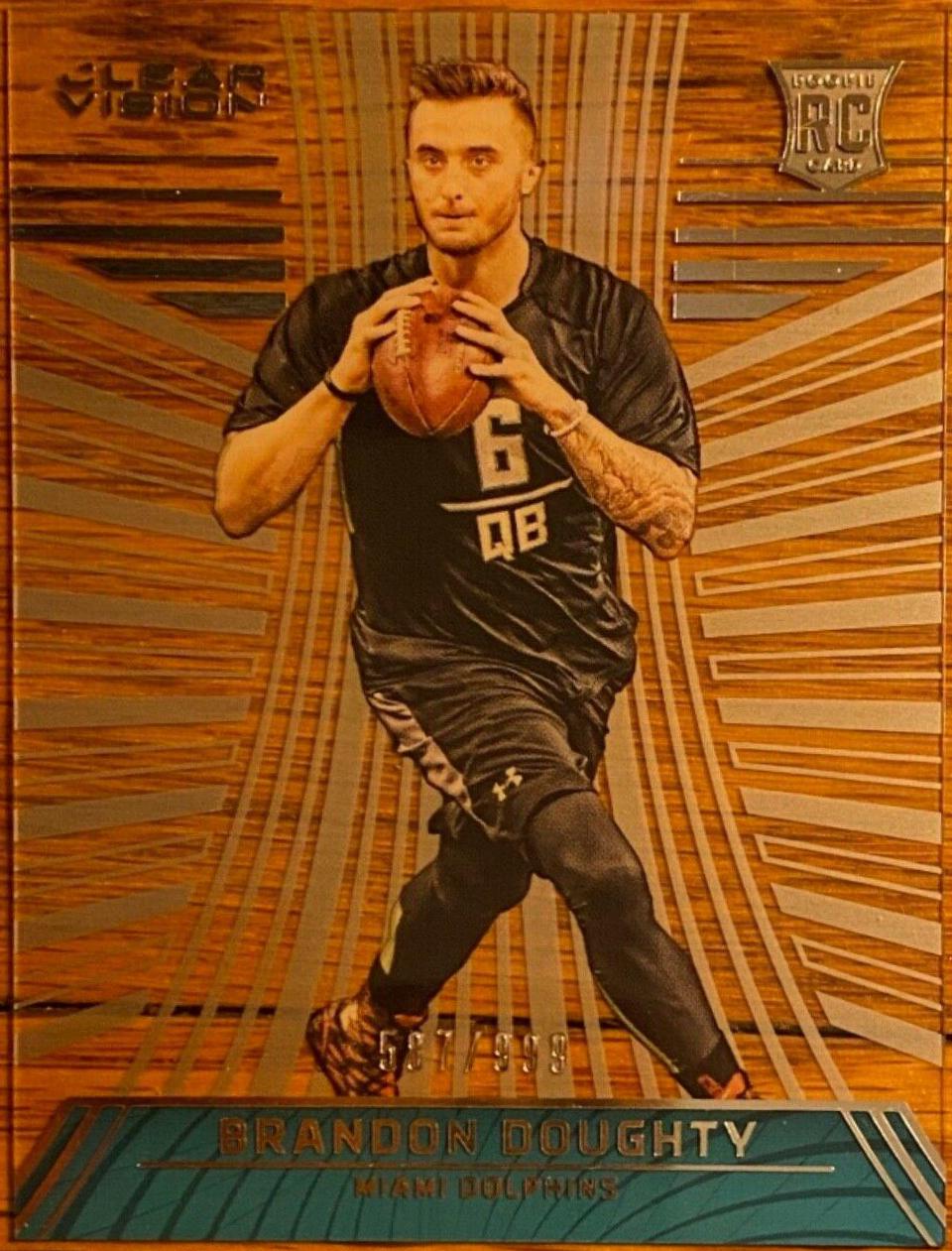 Brandon Doughty #124 Football Cards 2016 Panini Clear Vision