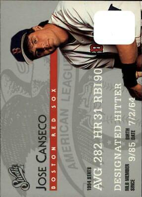 Jose Canseco #9 Baseball Cards 1995 Studio
