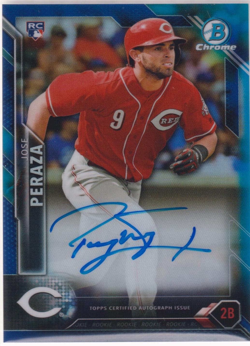 Jose Peraza [Blue Refractor] #BCAR-JP