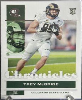 Trey McBride #14 Football Cards 2022 Panini Chronicles Draft Picks