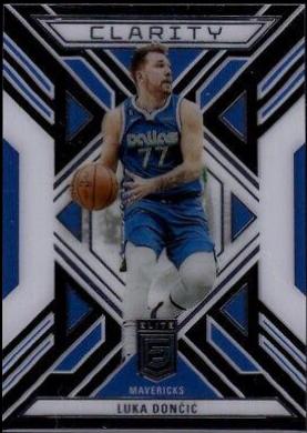 Luka Doncic #8 Basketball Cards 2023 Donruss Elite Clarity