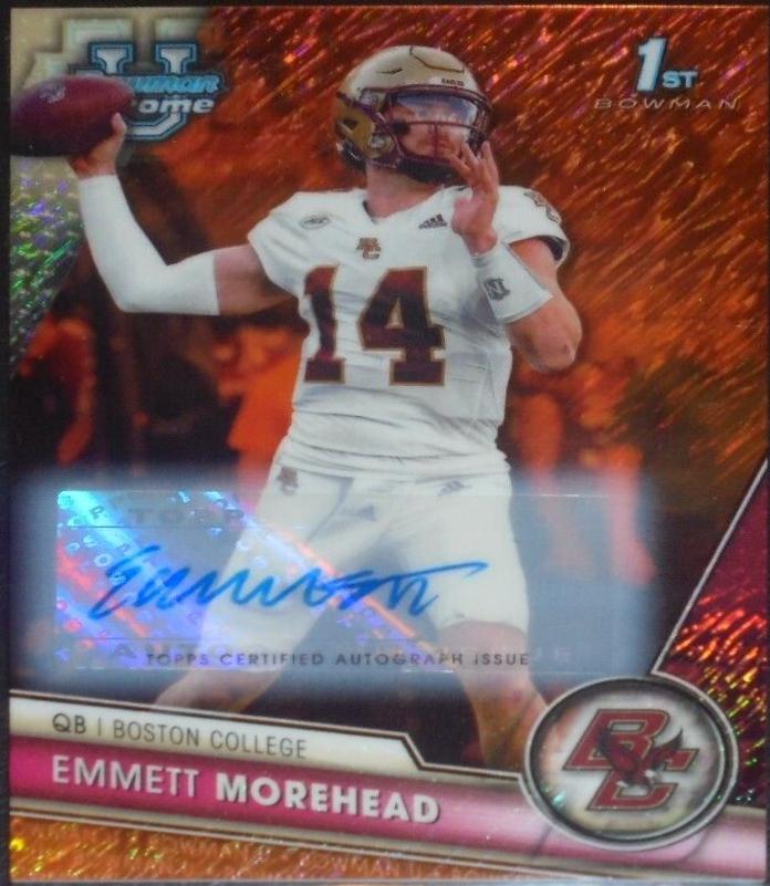 Emmett Morehead [Autograph Orange Shimmer] #40