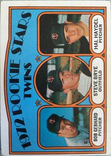 Twins 1972 Rookie Stars