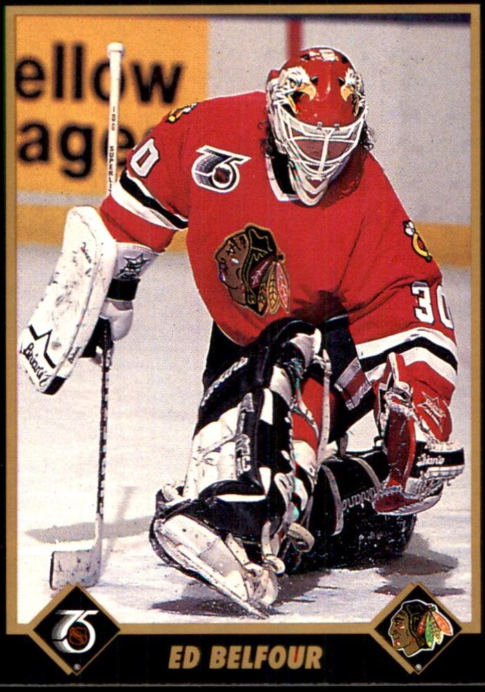 Ed Belfour #18 1991 Gillette Series Hockey