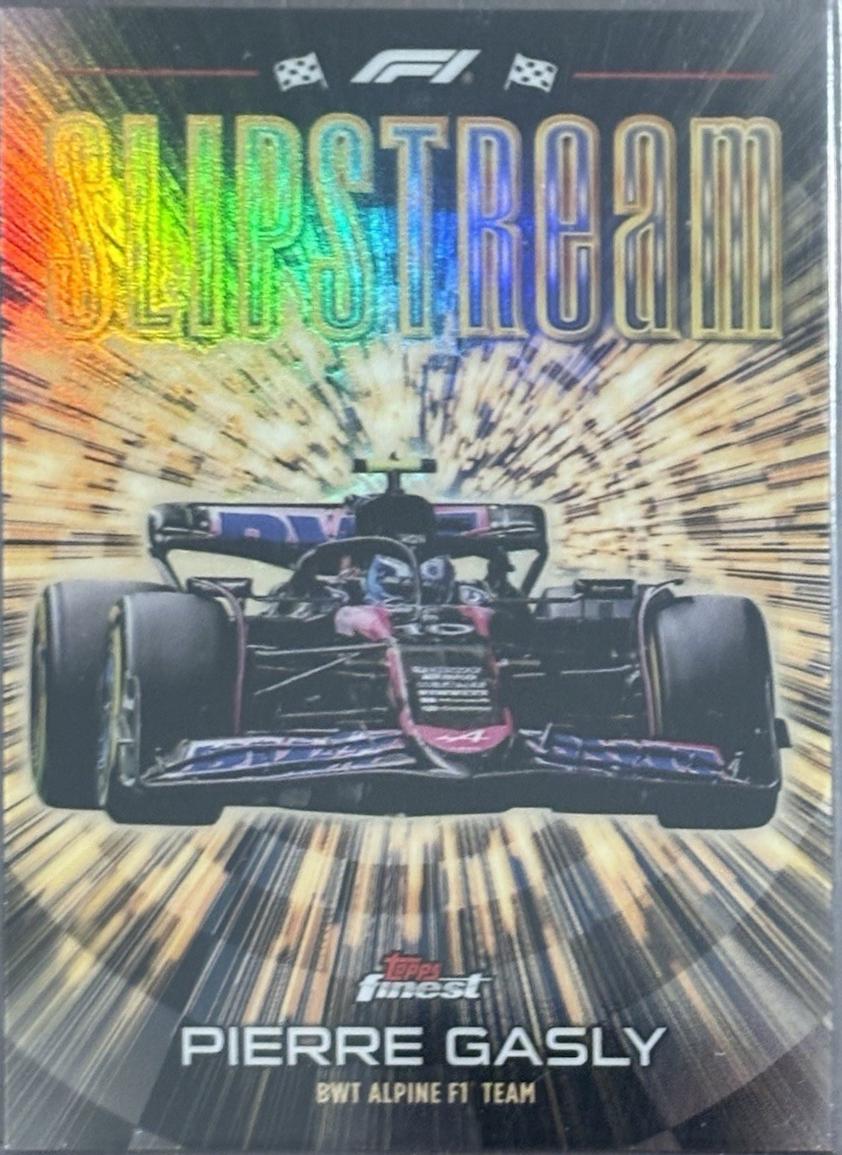 Pierre Gasly #SS-10 Racing Cards 2024 Topps Finest Formula 1 Slipstream