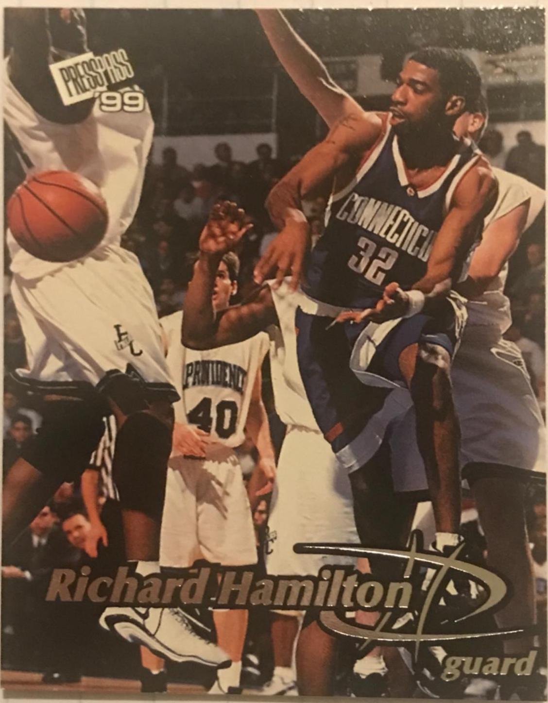 Richard Hamilton #7 Basketball Cards 1999 Press Pass