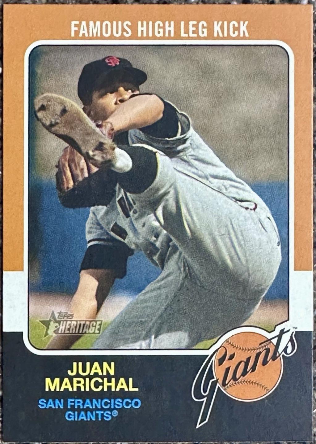 Juan Marichal #75R-13 Baseball Cards 2024 Topps Heritage 1975 Retires