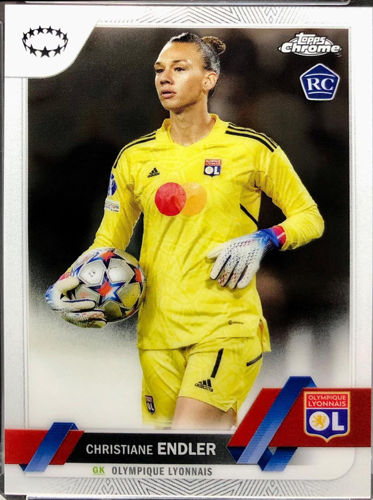 Christiane Endler #89 Soccer Cards 2022 Topps Chrome UEFA Women's Champions League