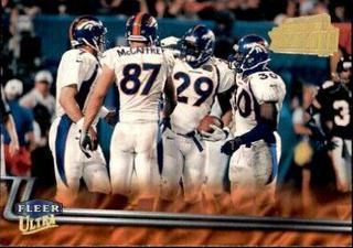 John Elway, Ed McCaffrey, Howard Griffith, Terrell Davis