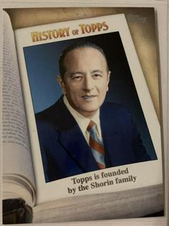 Topps Is Founded By The Shorin Family