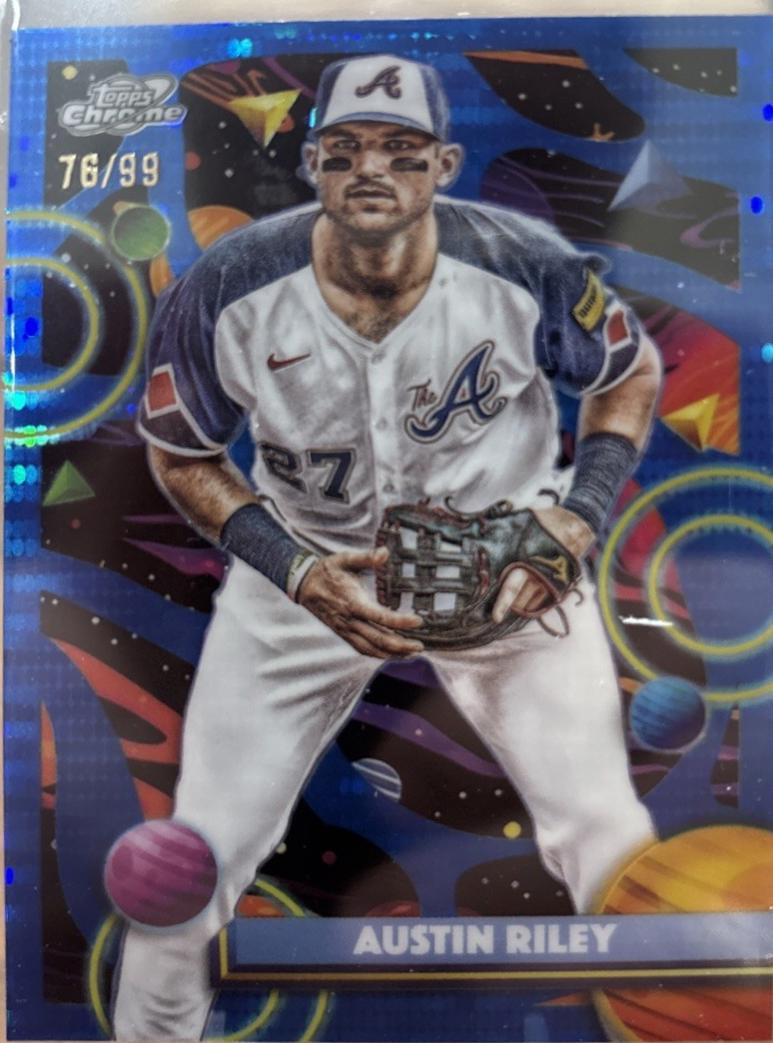 Austin Riley [Blue Moon Refractor] #87