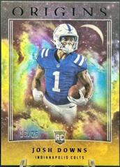 Josh Downs [Holo Gold] #128 Football Cards 2023 Panini Origins Prices