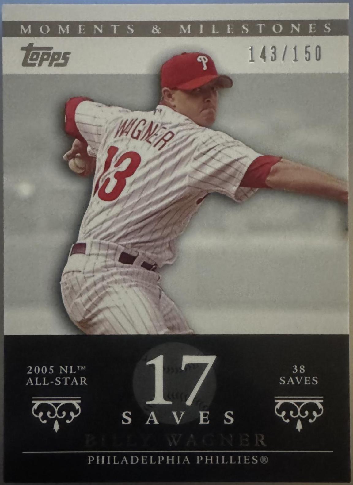 Billy Wagner #129 2007 Topps Moments & Milestones Baseball