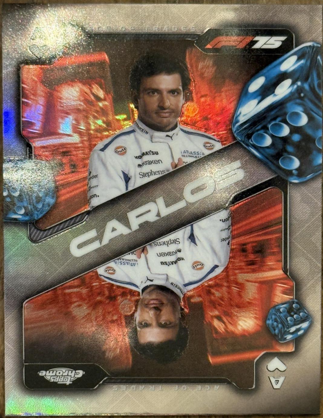 Carlos Sainz #SCA-7 Prices | 2025 Topps Chrome Formula 1 Ace of