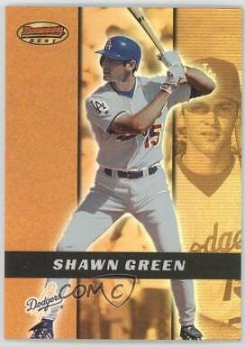 Shawn Green #15 Baseball Cards 2000 Bowman's Best