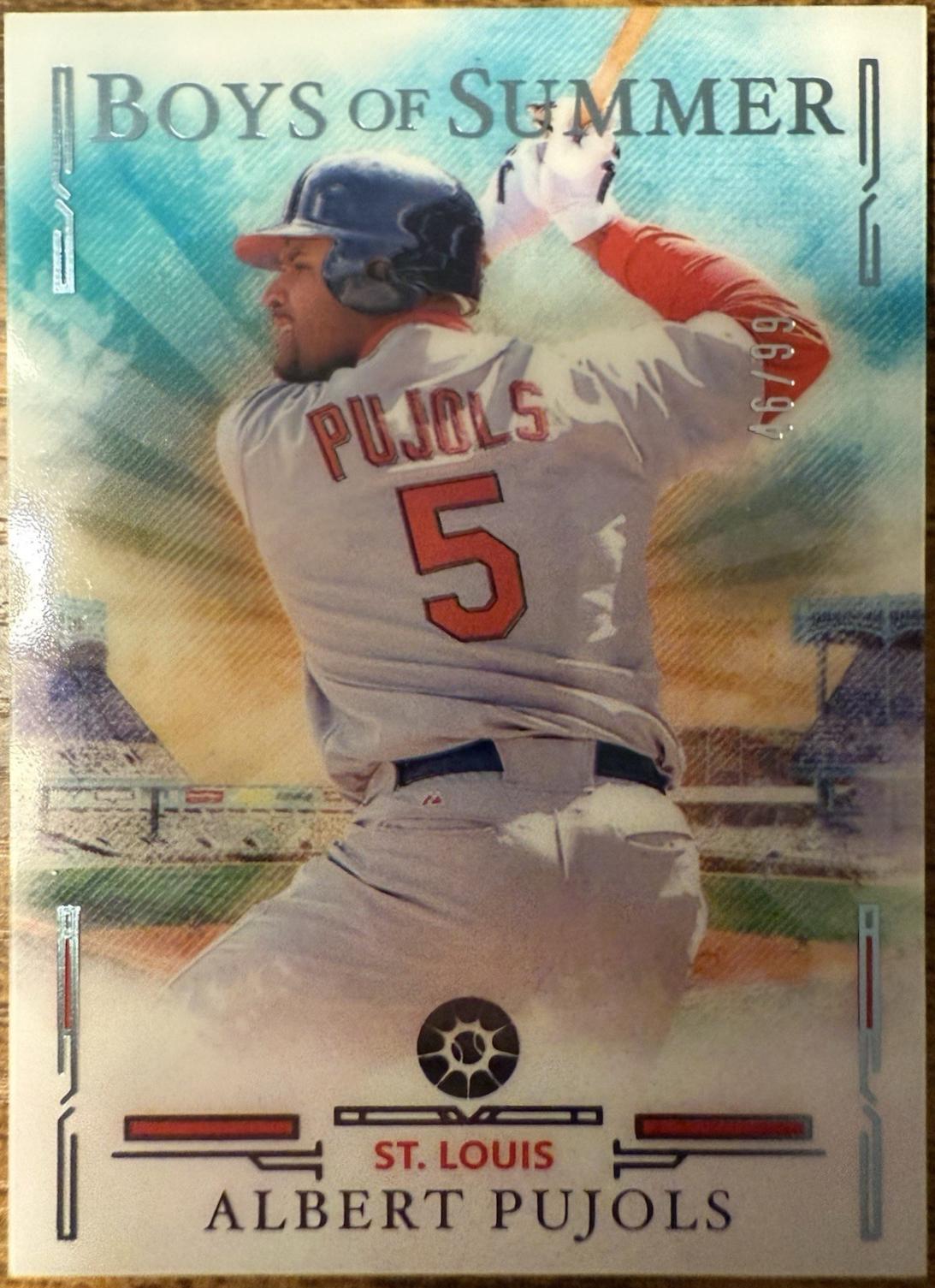 Albert Pujols [Blue] #99